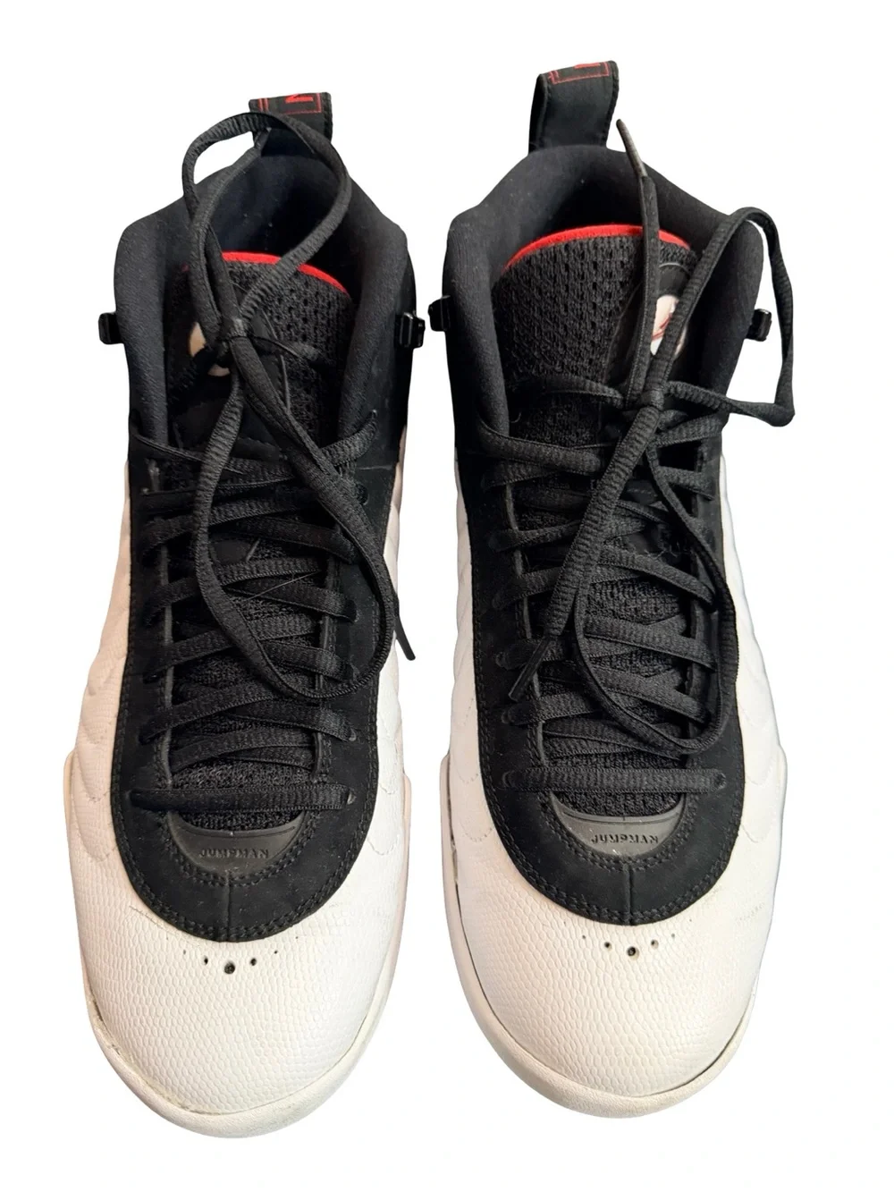 Jordan Black and White Retro Basketball Sneakers